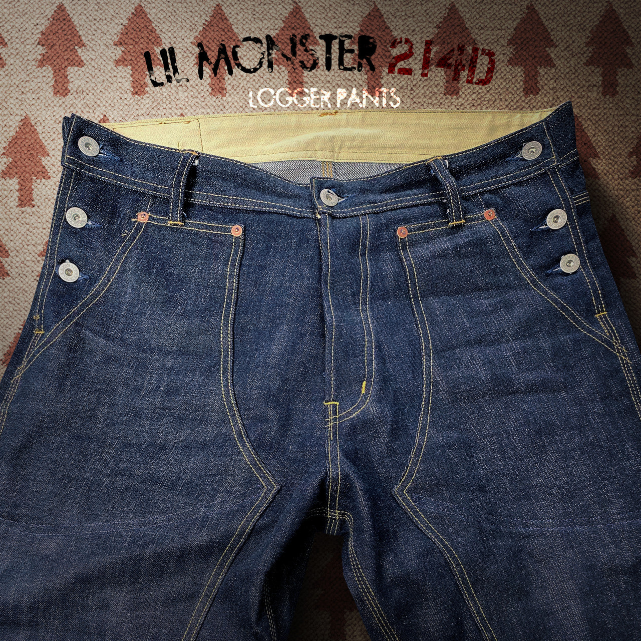 Lil Monster Overalls Logger Pants