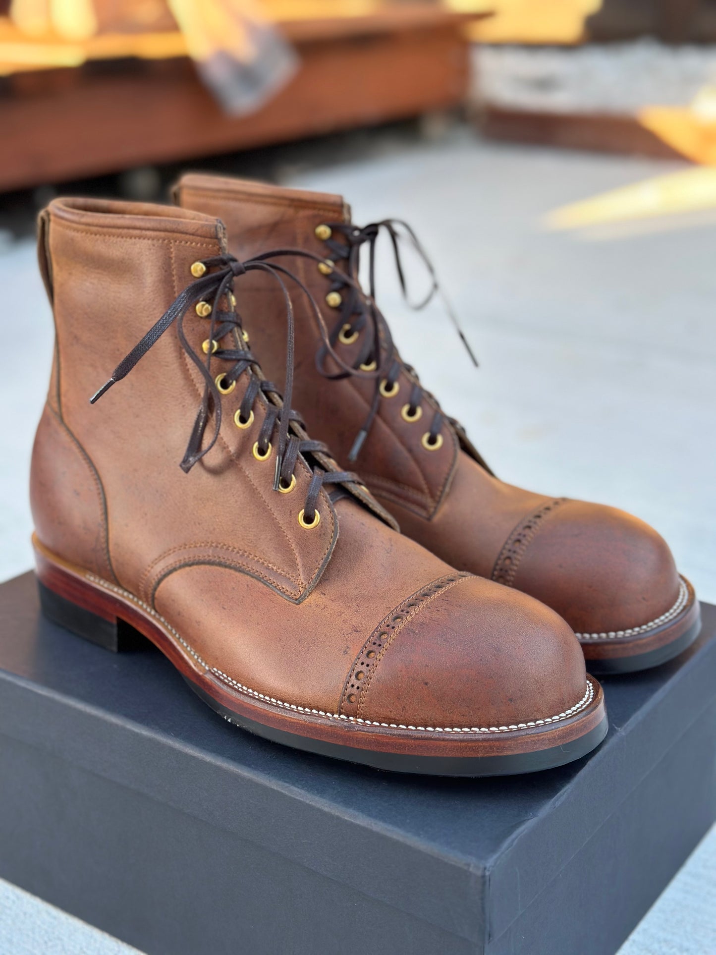 Anise Waxed Kudu Iron Monster