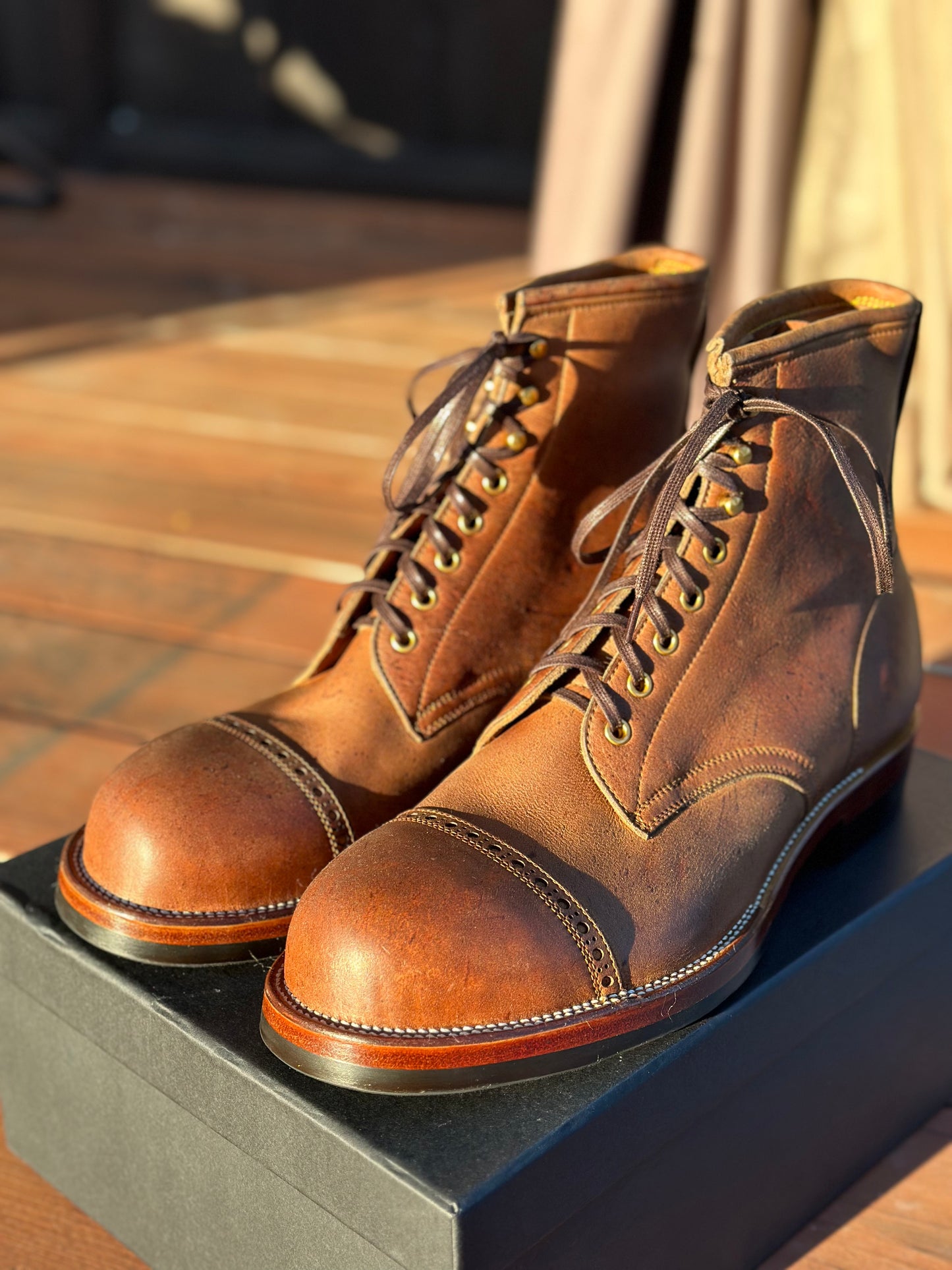 Anise Waxed Kudu Iron Monster