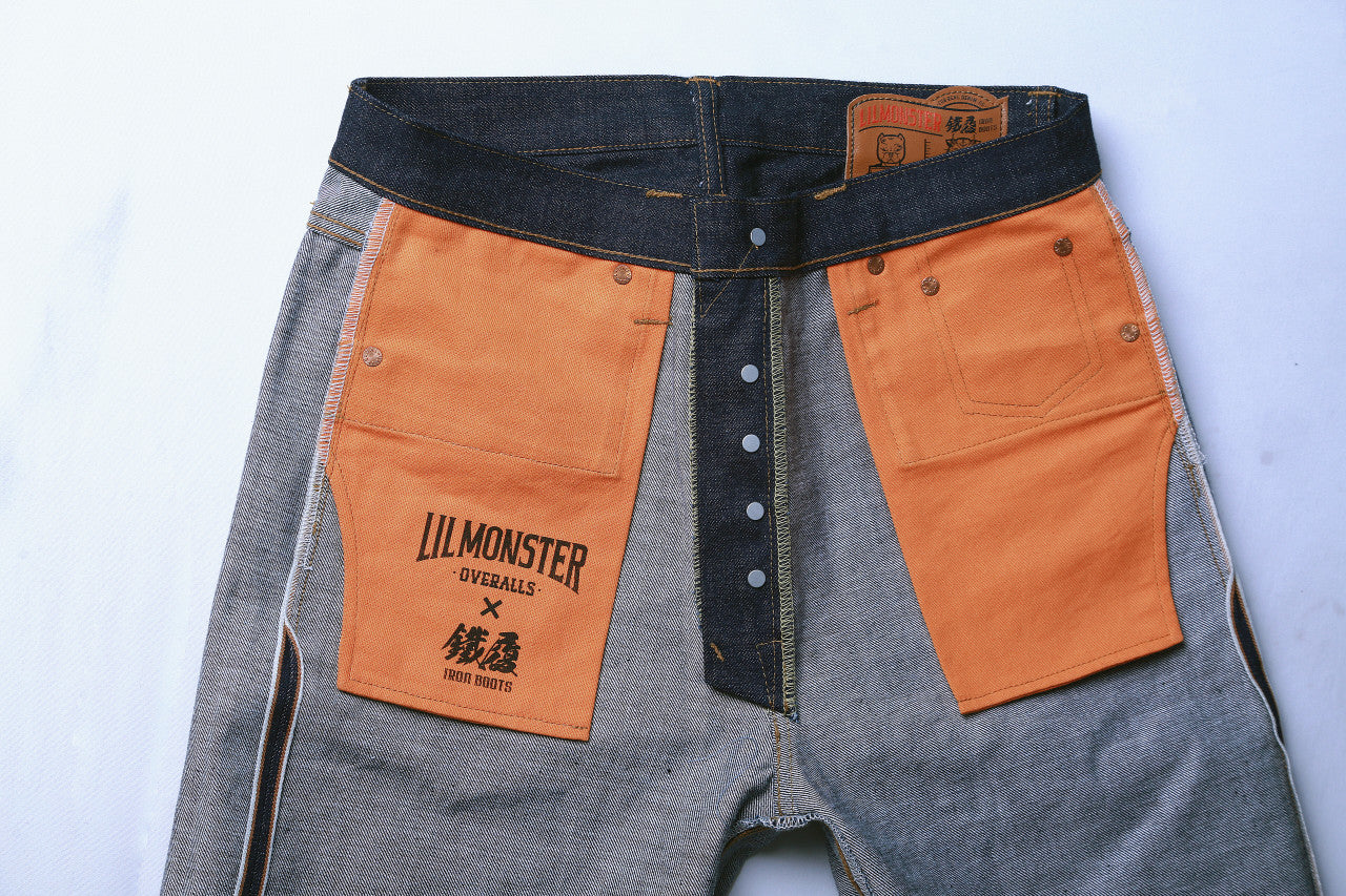 Lil Monster Overalls X Iron Boots Denim