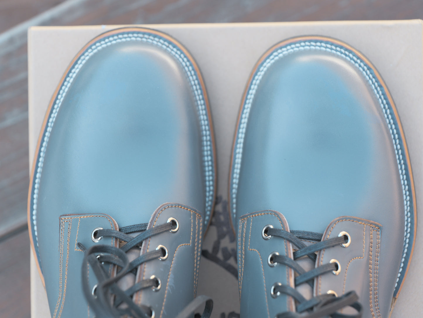 Maryam Grigio Shell Cordovan Plain Toe TCO