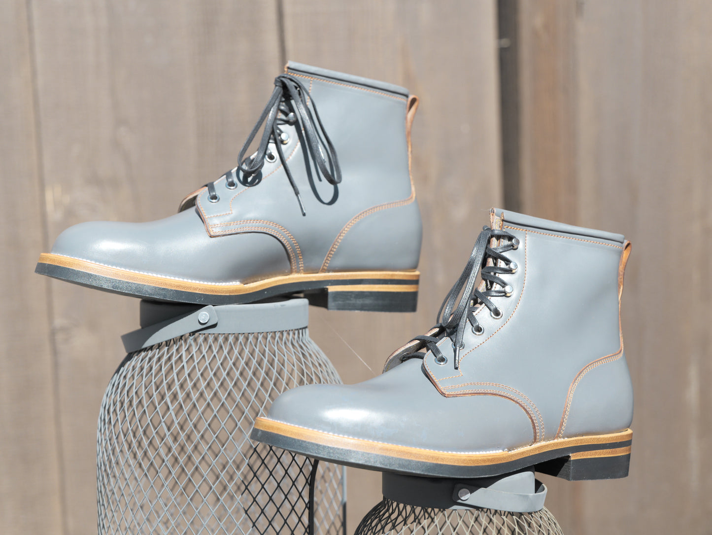 Maryam Grigio Shell Cordovan Plain Toe TCO