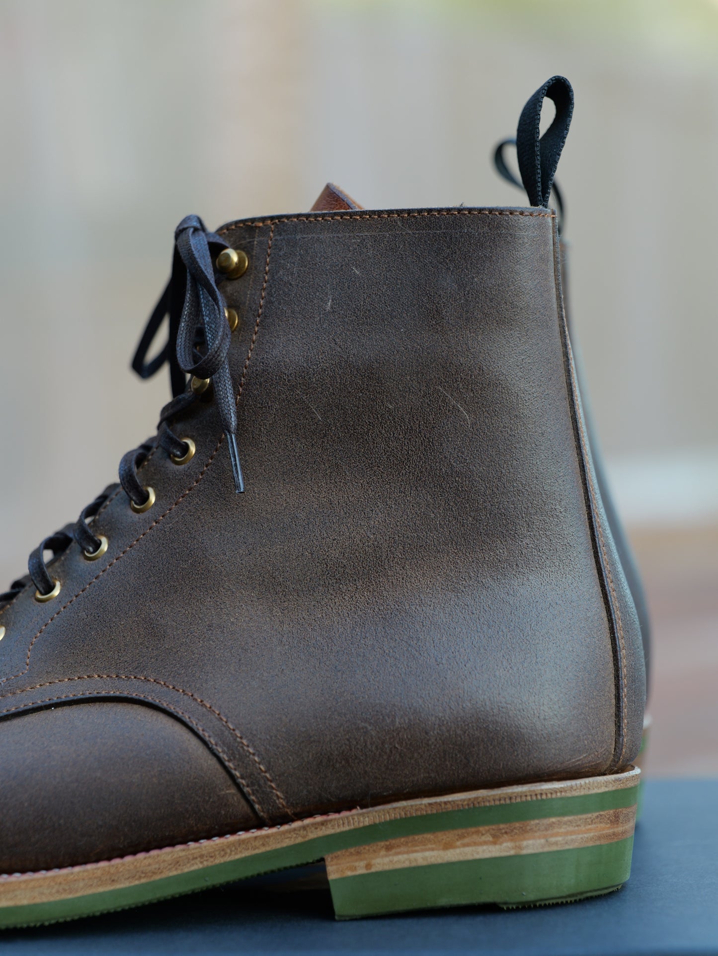 Gallun Calf Waxed Flesh Derby (Zero last)