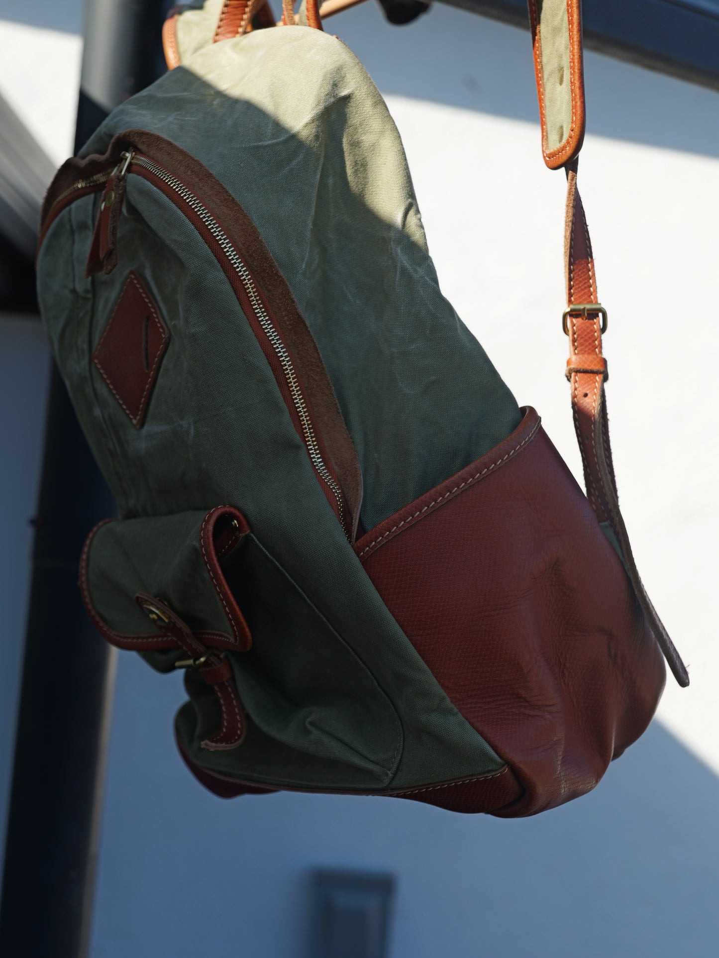 Iron Canvas Backpack Sample