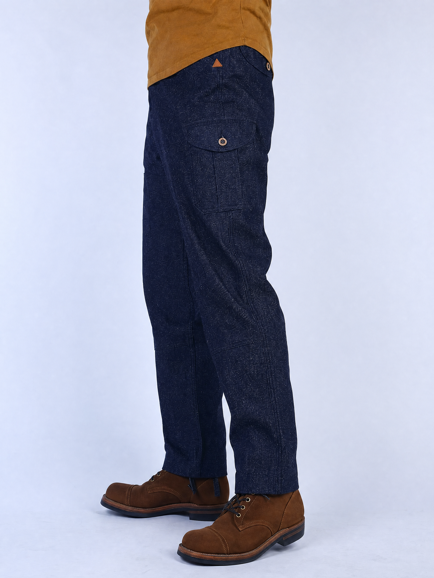 Lil Monster Overalls Hemp-Cotton Vintage Tactical Cargo Trousers