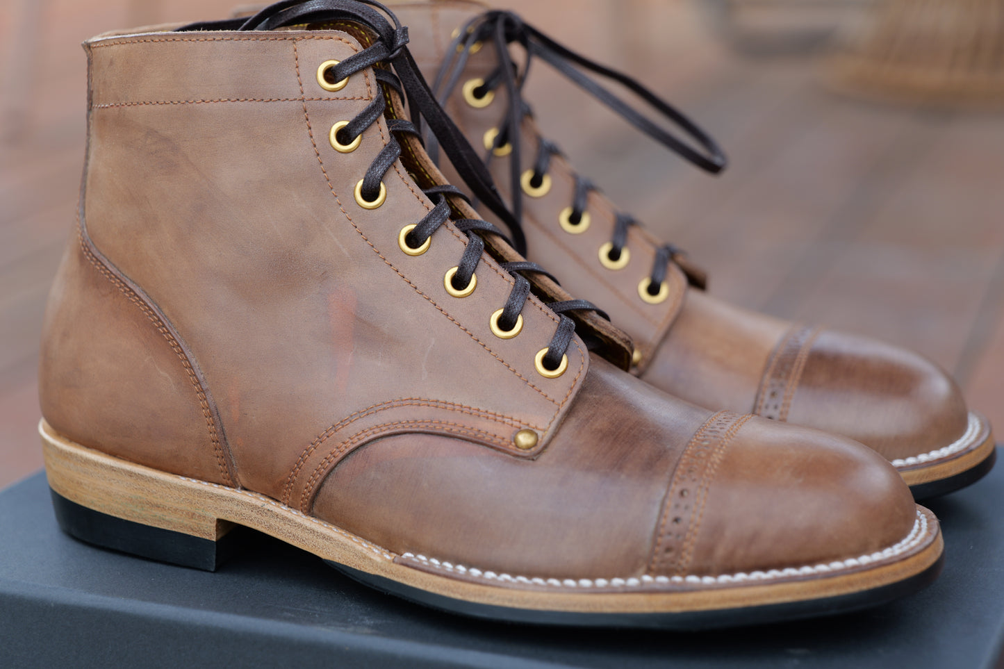 Local Natural Shell Cordovan The Chosen Dog - Size 7D