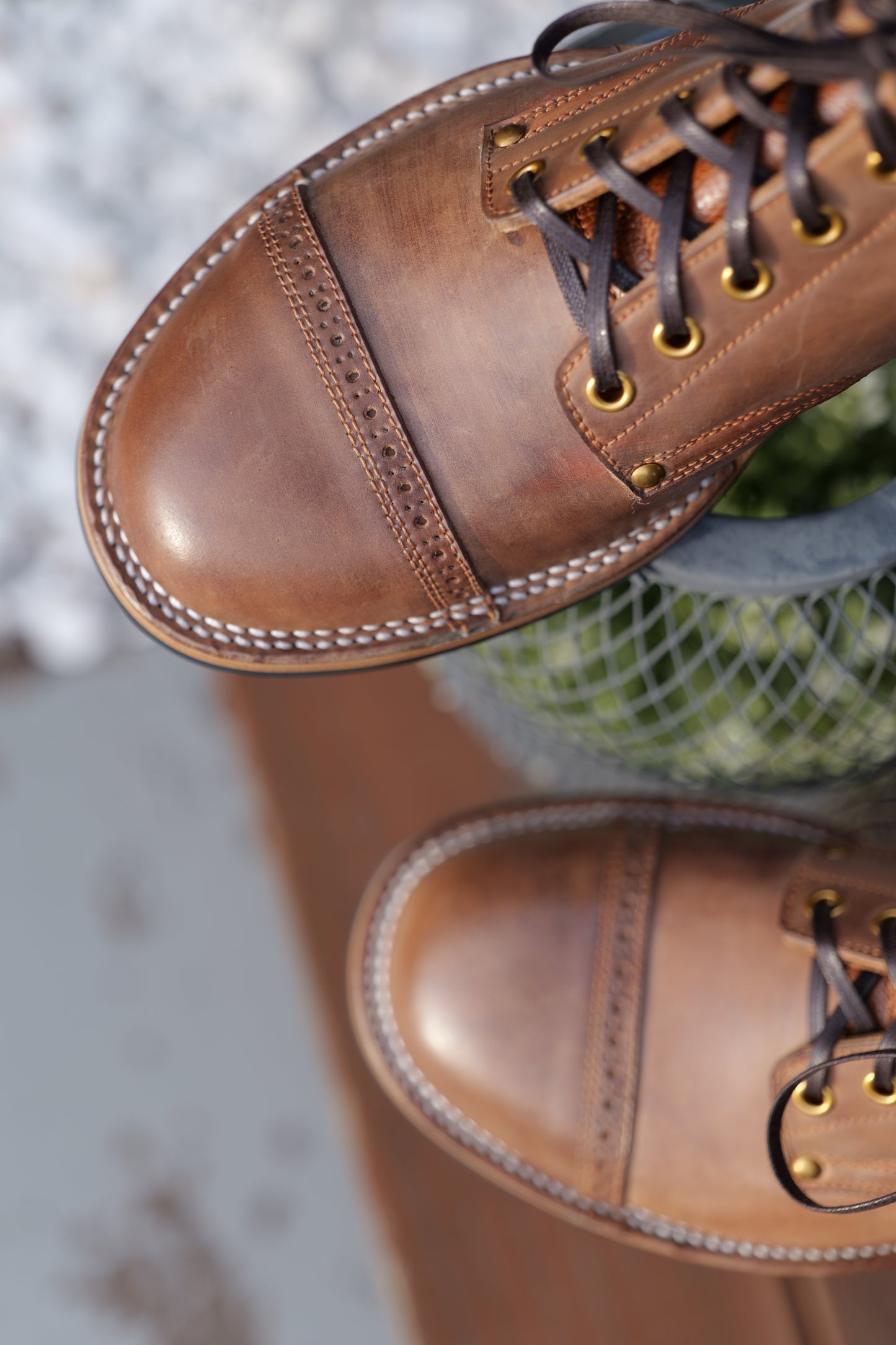 Local Natural Shell Cordovan The Chosen Dog - Size 7D