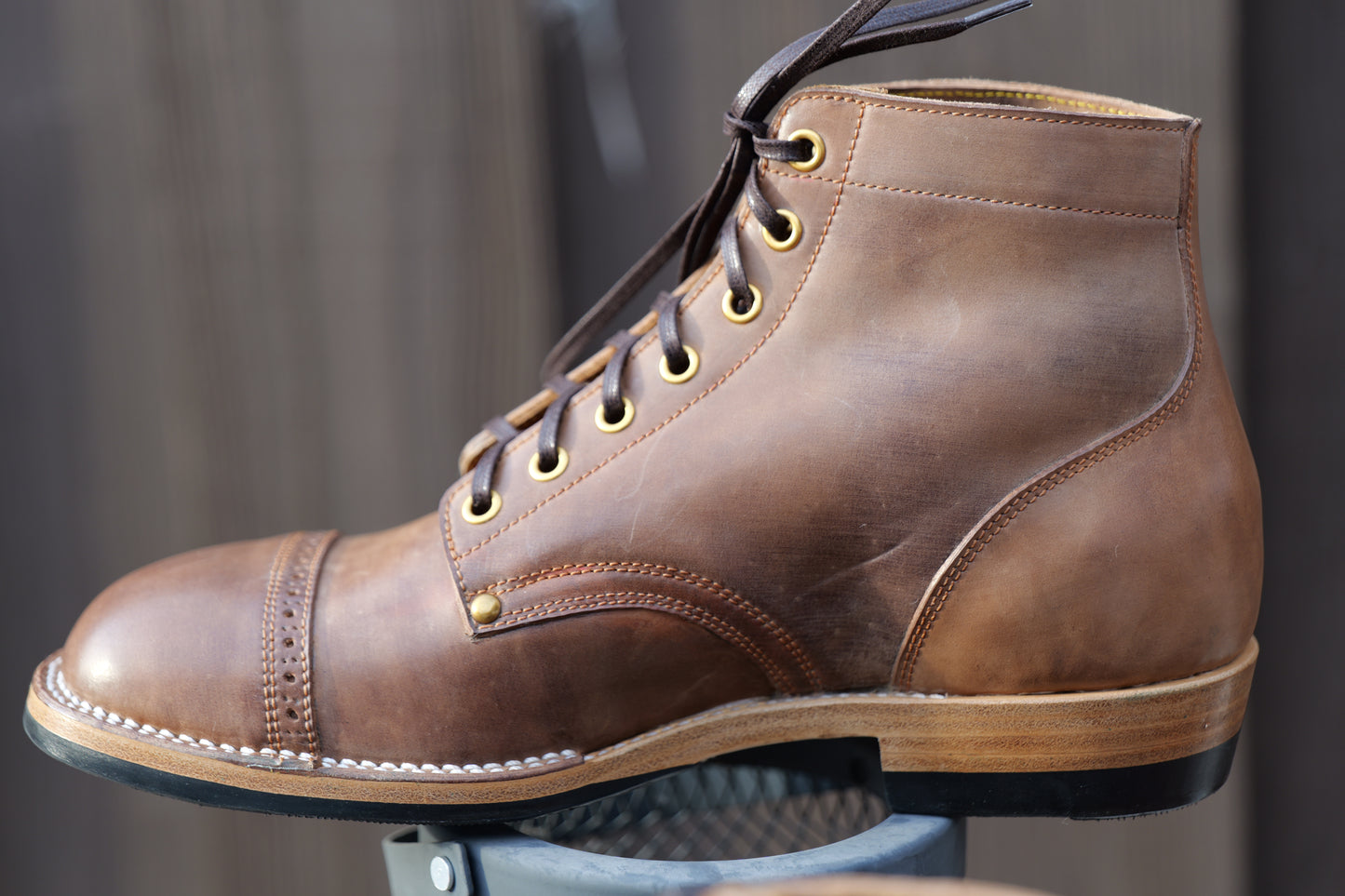 Local Natural Shell Cordovan The Chosen Dog - Size 7D