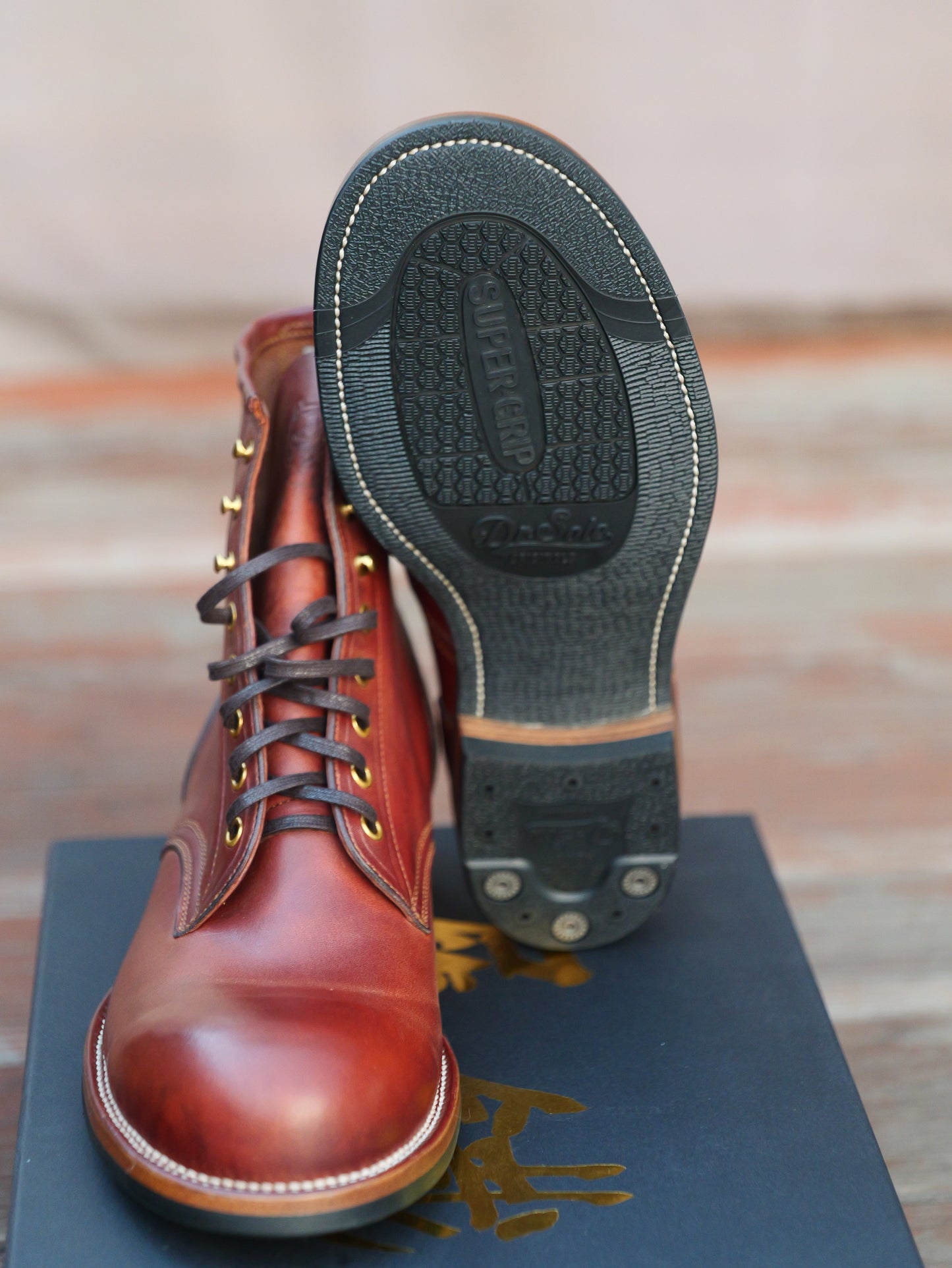 Brown Guidi Horsebutt Iron Monster - Size 9D