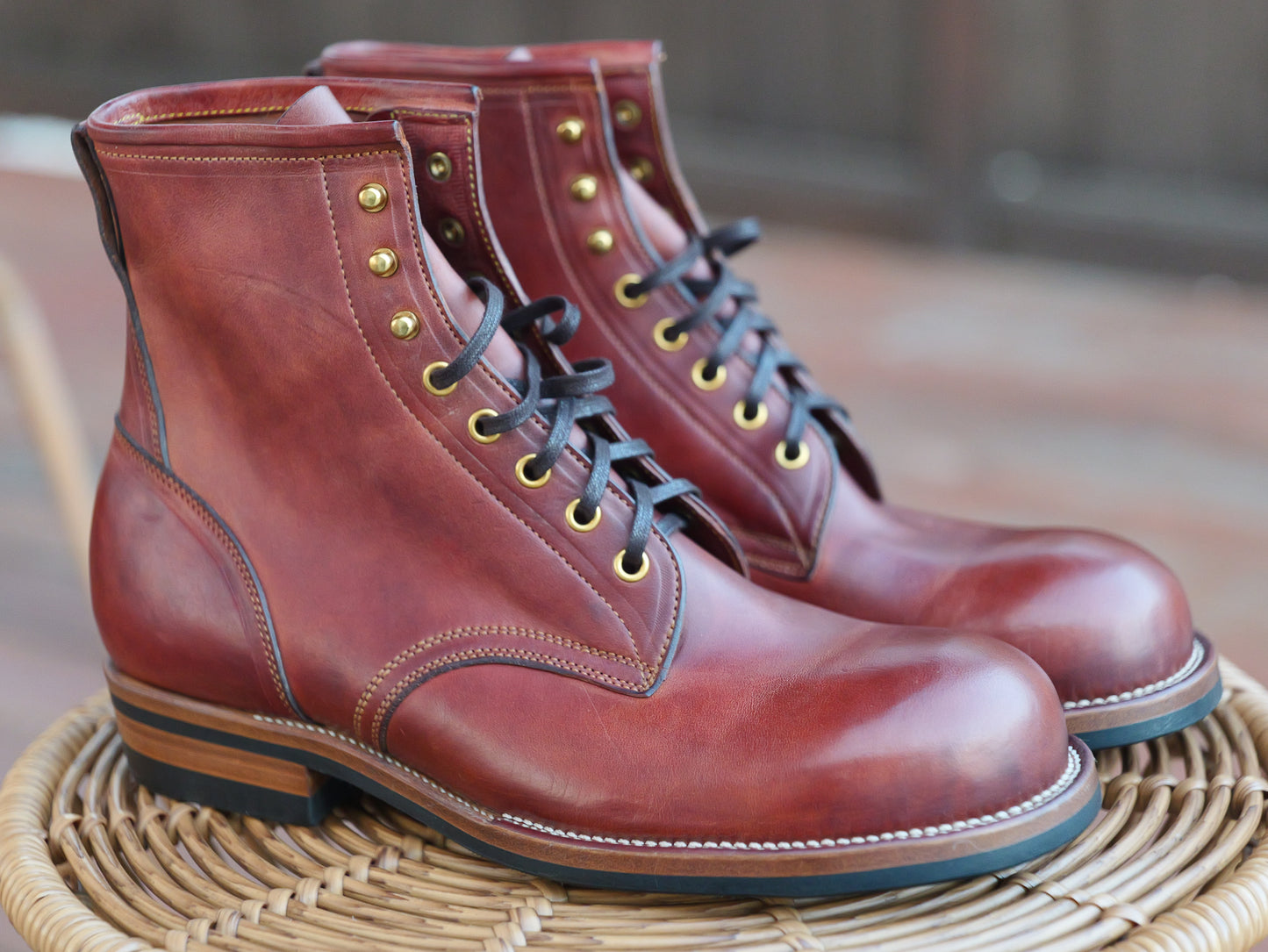 Brown Guidi Horsebutt Iron Monster - Size 9D