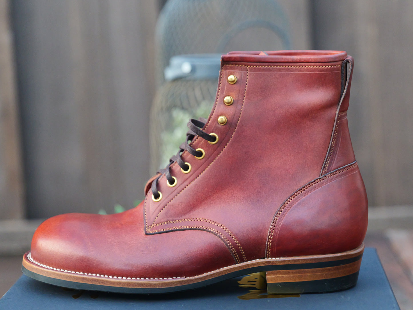 Brown Guidi Horsebutt Iron Monster - Size 9D