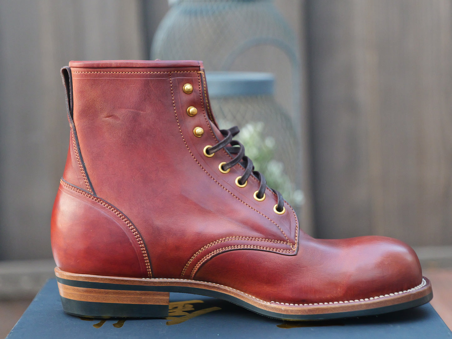 Brown Guidi Horsebutt Iron Monster - Size 9D