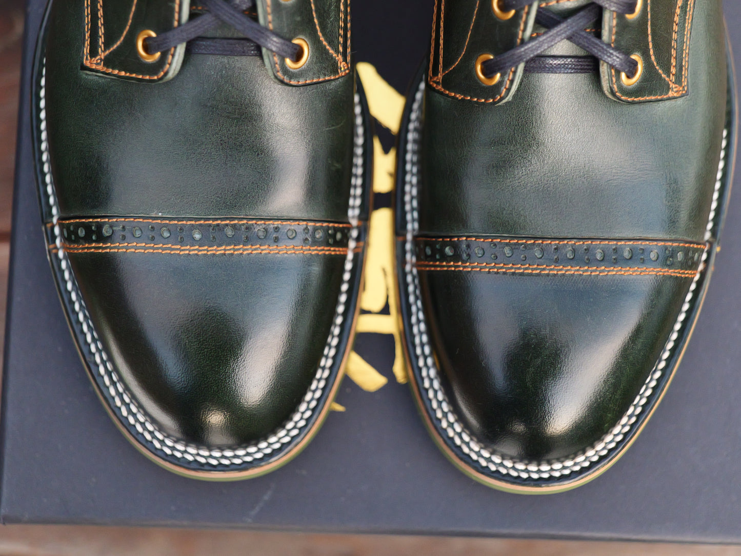Dark Green Guidi Horsebutt Devil Dog - Size 9D