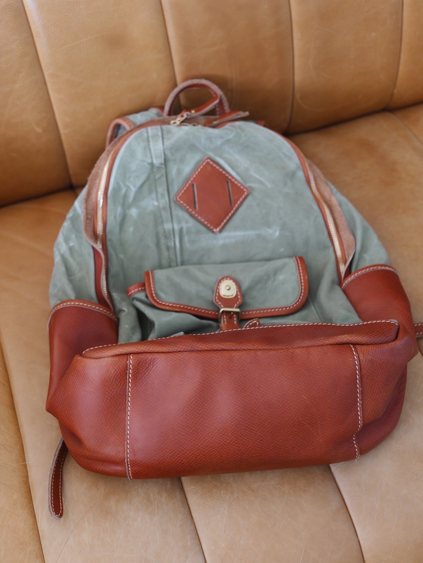 Iron Canvas Backpack Sample