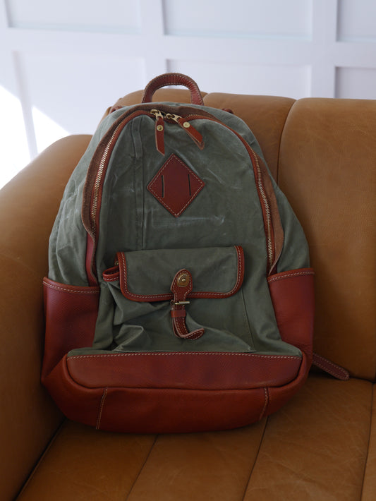 Iron Canvas Backpack Sample