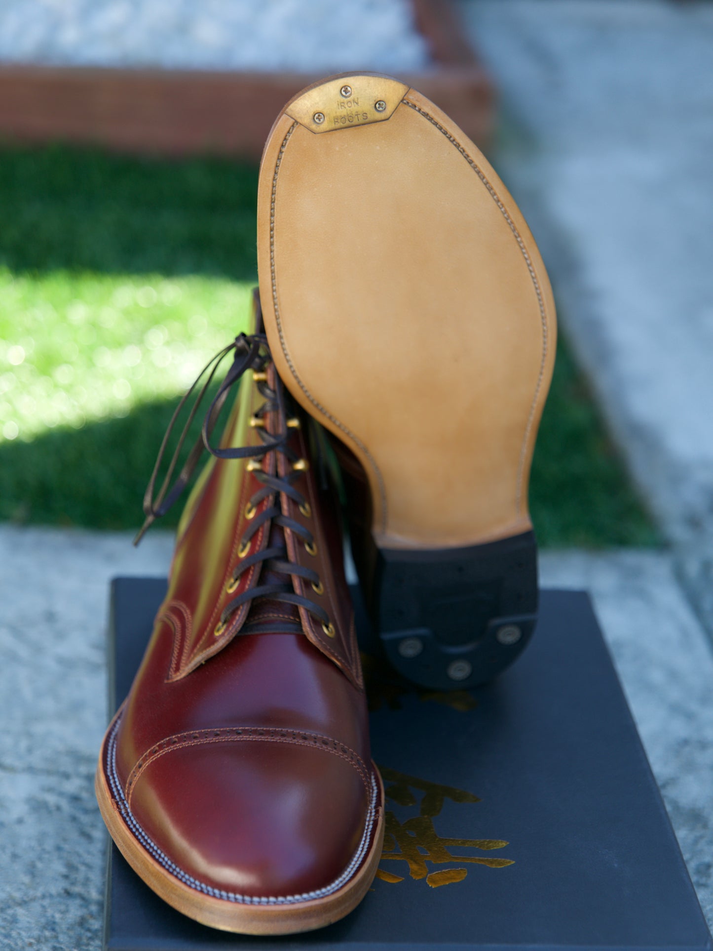 Maryam Ruggine Shell Cordovan Devil Dog - size 13E