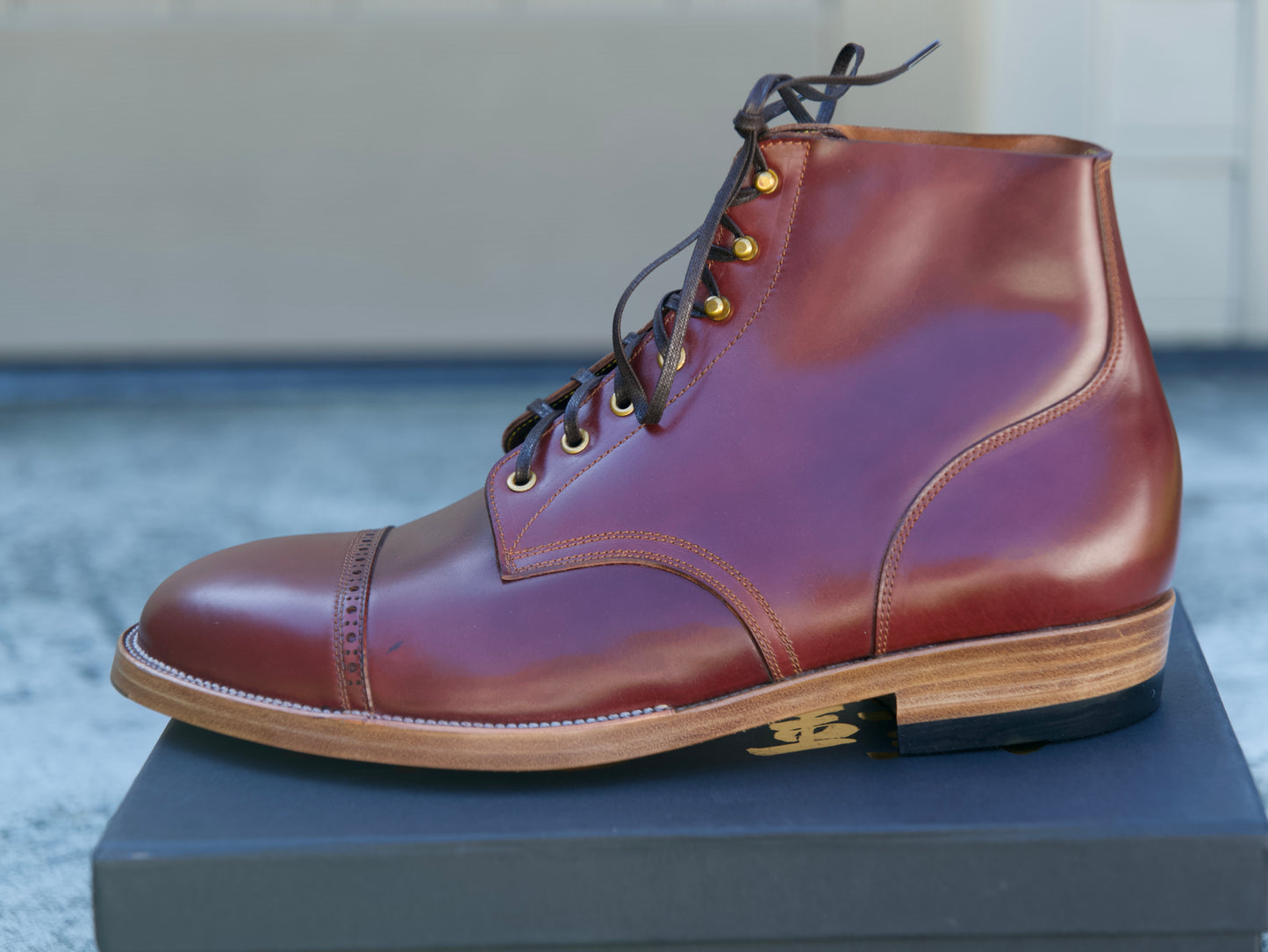 Maryam Ruggine Shell Cordovan Devil Dog - size 13E