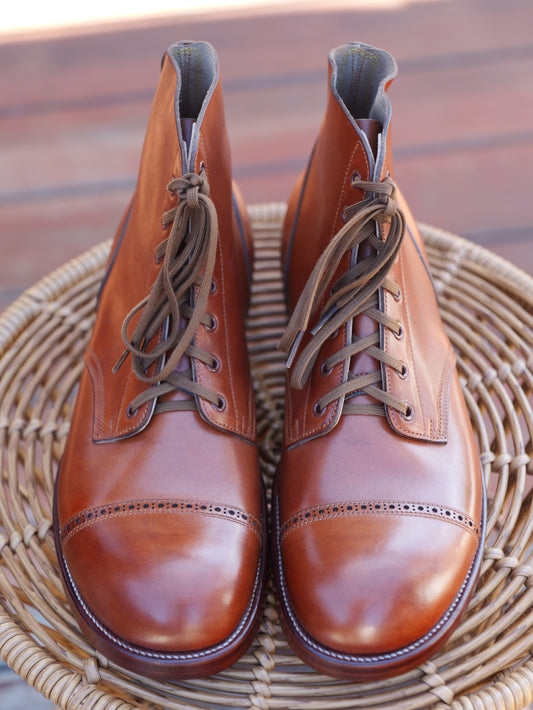 RTW Drop 9 : Iron Boots Infantry - Hand-dyed Brown Haas Calf Skin