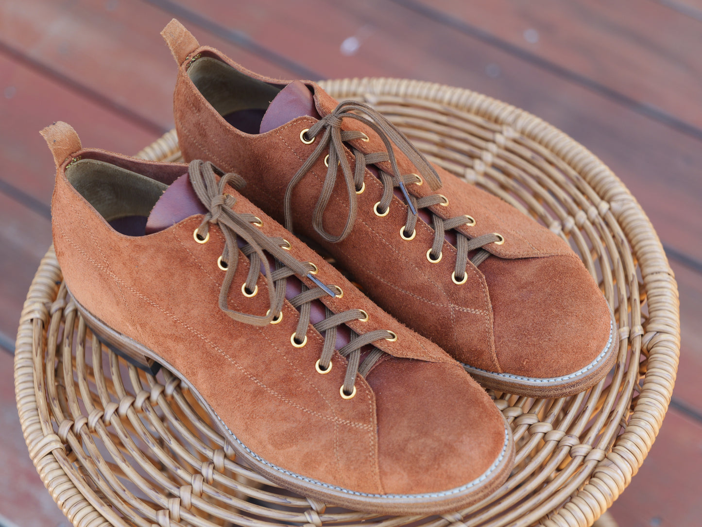 T-Monkey Shoe X Ticho's Roughout leather