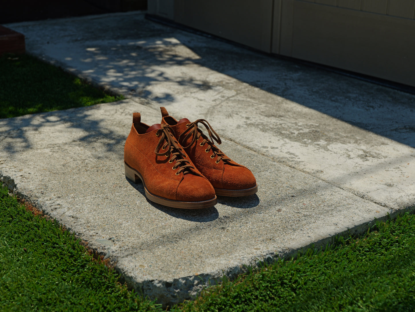 T-Monkey Shoe X Ticho's Roughout leather