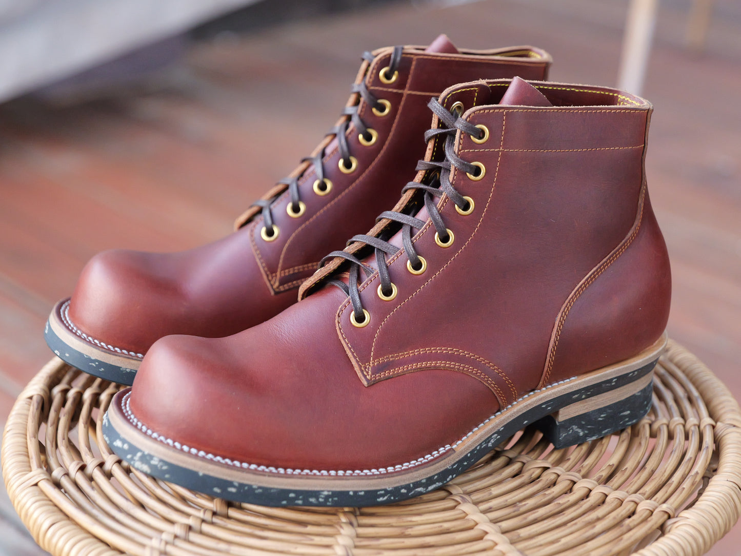 British Tan Seidel Double Shot Pitman - 9D