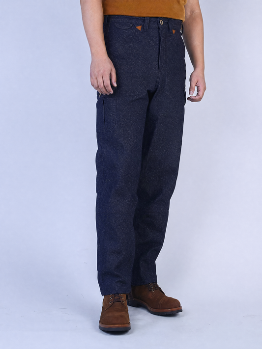 Lil Monster Overalls Hemp-Cotton Vintage Tactical Cargo Trousers