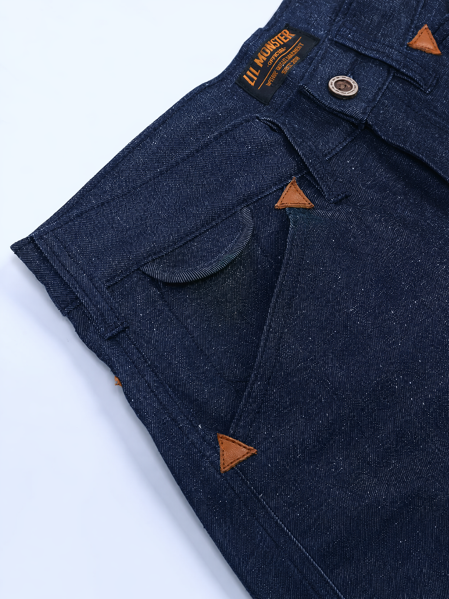 Lil Monster Overalls Hemp-Cotton Vintage Tactical Cargo Trousers