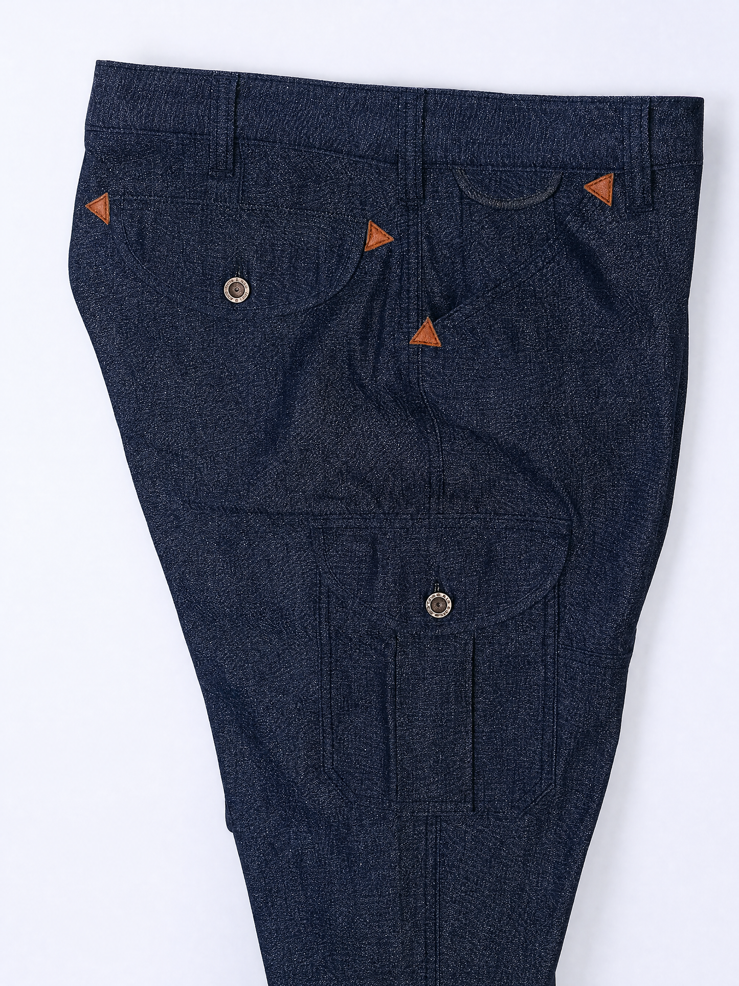 Lil Monster Overalls Hemp-Cotton Vintage Tactical Cargo Trousers