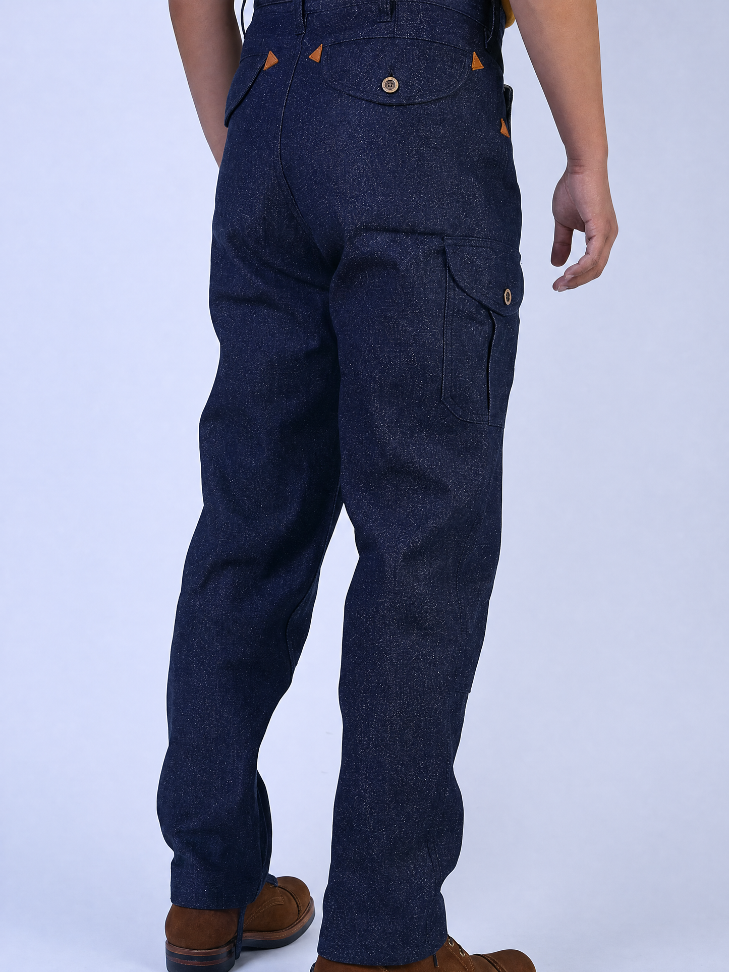 Lil Monster Overalls Hemp-Cotton Vintage Tactical Cargo Trousers